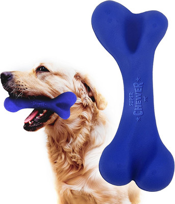 Tough Rubber Dog Bone Chew Toy Large Breed