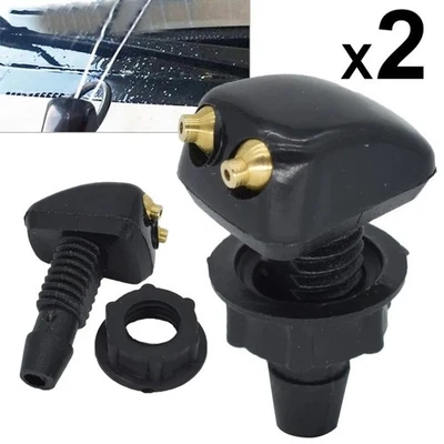 2 UGELLI UNIVERSALI REGOLABILI PER LAVAGGIO PARABREZZA PER AUTO - Immagine 1 di 4