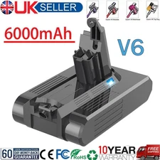 6000mAh Battery For Dyson V6 Battery Animal DC58 DC59 DC61 DC62 SV03 SV05 SV06