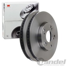 2X NK BREMSSCHEIBEN 280mm BELÜFTET VORNE PASSEND FÜR HONDA CIVIC | 202661