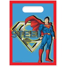 Superman Party Favour Bags Superman Krypton Birthday Party Loot Treat Cake Bags 