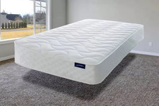 Image of Memory Foam Spring Mattress Cool BLUE 3ft ,4ft, 4ft6 Double 5ft,6ft - 7 Inch