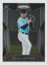 2019 Panini Prizm Baseball #7 Justus Sheffield RC - Seattle Mariners