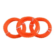 Trimmer Twisted Line 3 Pcs / Set Accessories Multi-Head String Nylon Orange