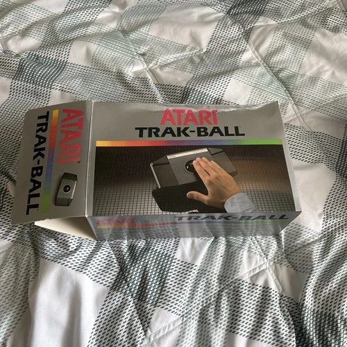Vintage Atari Trak-Ball  CX80 For Atari 2600, 7800 and Atari 8-bit computers