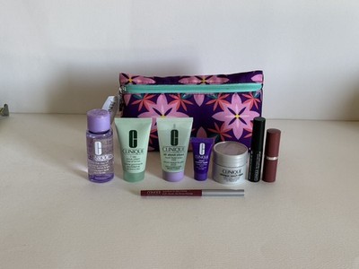 Clinique Makeup Skincare Smart De-Aging 9 Pieces Gift Set With Bag NEW