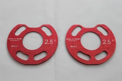 Silver Project für VW Golf 1 2 3 Sturzplatten -2.5 Sturzverstellung Korrektur