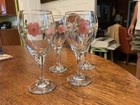 Franciscan Desert Rose 10 Oz Glass Wine 7.25" Set of 4 - Look unused - no fading — photo 6