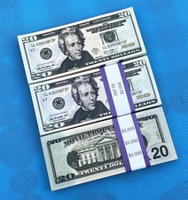 300 Pieces Of 20 Replica Fake Dollars Money Prop for Movies, Parties, Tik Tok