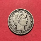 (1) Beautiful Toned 1915-S Barber Half Dollar VF-VERY FINE NICE DETAIL