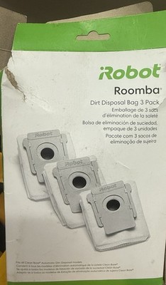 NEW iRobot Roomba Clean Base Automatic Dirt Disposal Bags, 3-Pack DAMAGED BOX