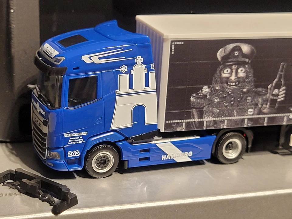 DAF XG Garbe Transport fritz - kola 20097 hamburg wachechter hamburger Tautliner - Bild 4 von 4