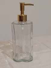 Glass hand soap pump dispenser