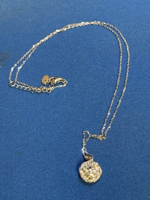 moissanite necklace women