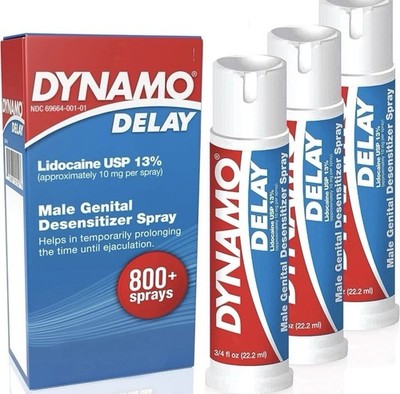 3 Pack Long Lasting Pleasure Enhancer Spray For Men Last Longer in Bed Delay