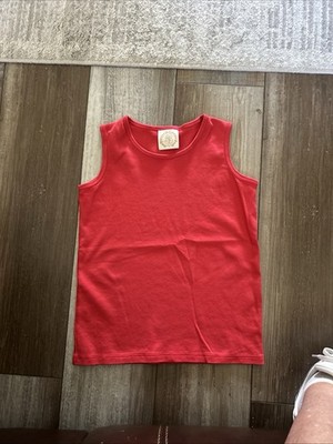 BEAUFORT BONNET COMPANY  Sleeveless Red Top Shirt Size 8
