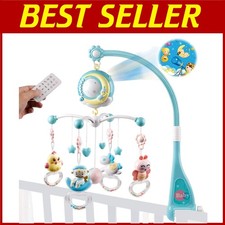 Baby Musical Crib Mobile with Projector Lights