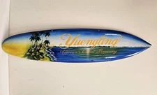 RARE Vintage Yuengling Surfboard Bar Sign Beach Scene Since 1829 Wooden 39” COOL