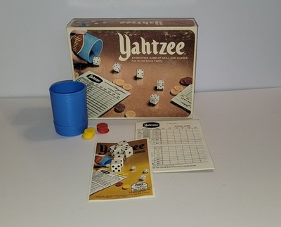 Vintage 1978 Yahtzee Game by Milton Bradley - Complete & Good Condition