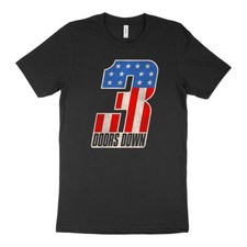 3 Doors Down Logo Black Cotton Shirt Full size S-5XL BS1060