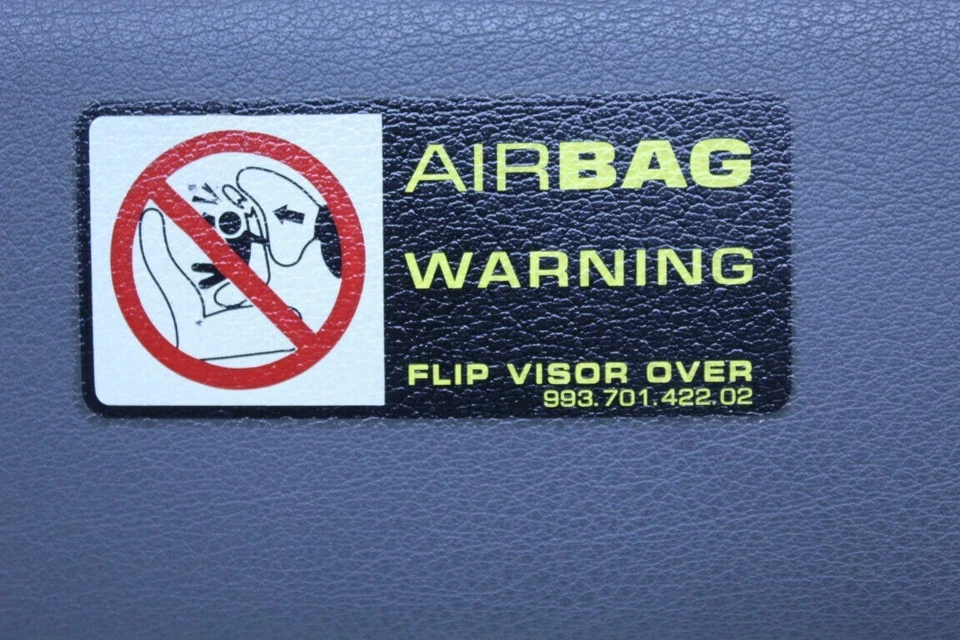 Viseira solar direita 2006-2012 Porsche Cayman 987 cinza pedra fabricante de equipamento original usada - Imagem 3 de 4