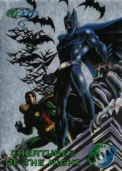 Creatures of the Night (#81) | 1995 Fleer Batman Forever | Silver Flasher | EX