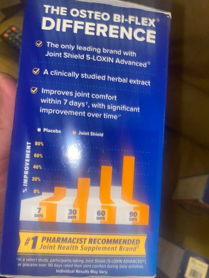 Osteo Bi-Flex Salud Articular Triple Fuerza. 120 Comprimidos, Exp 2/28 Foto 3 de 4