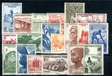 AOF 1947 YVERT 24-42 ** MINT IMMACULATE SET (F4616