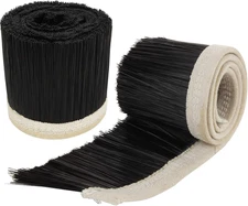 2 PCS 100mm Dust Shoe Brush,1M Length CNC Vacuum Brush,Vacuum Cleaner Engraving