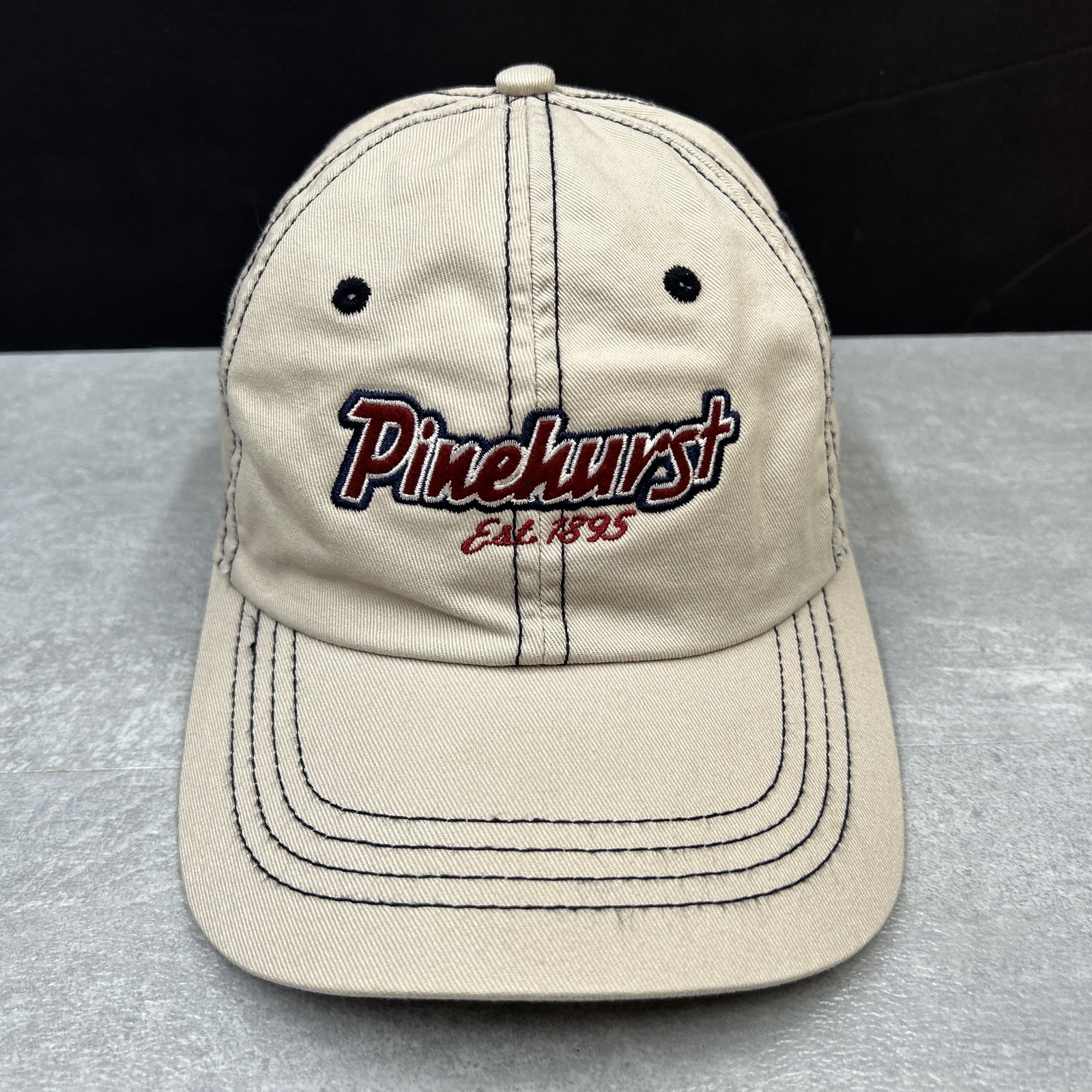 Pinehurst Hat Ball Cap ONE SIZE Adjustable Beige … - image 1