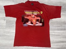 Vintage 1999 Ferrari Indianapolis Sap United States Grand Prix F1 T-Shirt Large