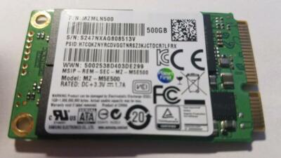 SAMSUNG SSD 850 EVO mSATA 500GB SATA III solid state drive MZ-M5E500 MZ-M5E500BW