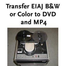 Transfer Convert 5" SONY EIAJ-1 CV-2000 1/2" reel-to-reel tape to DVD or MP4