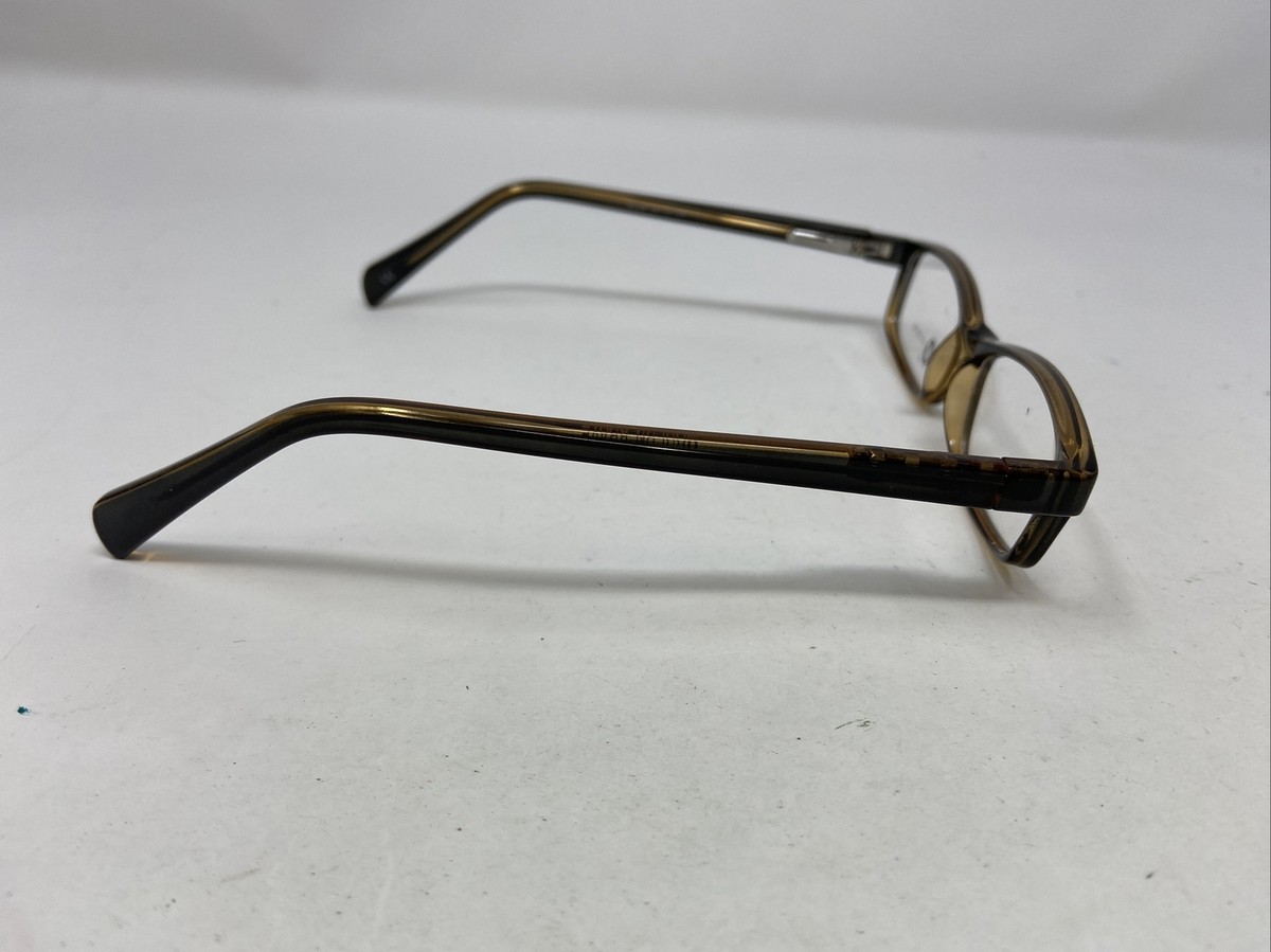 Modern Brave Black Authentic Eyeglasses 50-15-135 MODERN EYEGLASSES FRAME BRAVE BLACK/BROWN 50-15-135 FULL RIM  main image 2