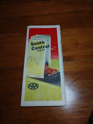 Lote 8 mapas de carreteras vintage de Estados Unidos estándar petróleo Golfo AAA FL GA AL IL MI 40s 50s - Imagen 13 de 23