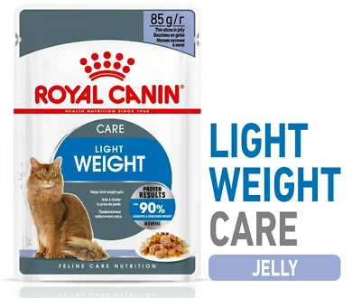 ROYAL CANIN® Light Weight Care in Jelly Adult Wet Cat Food ( 24 x 85g )