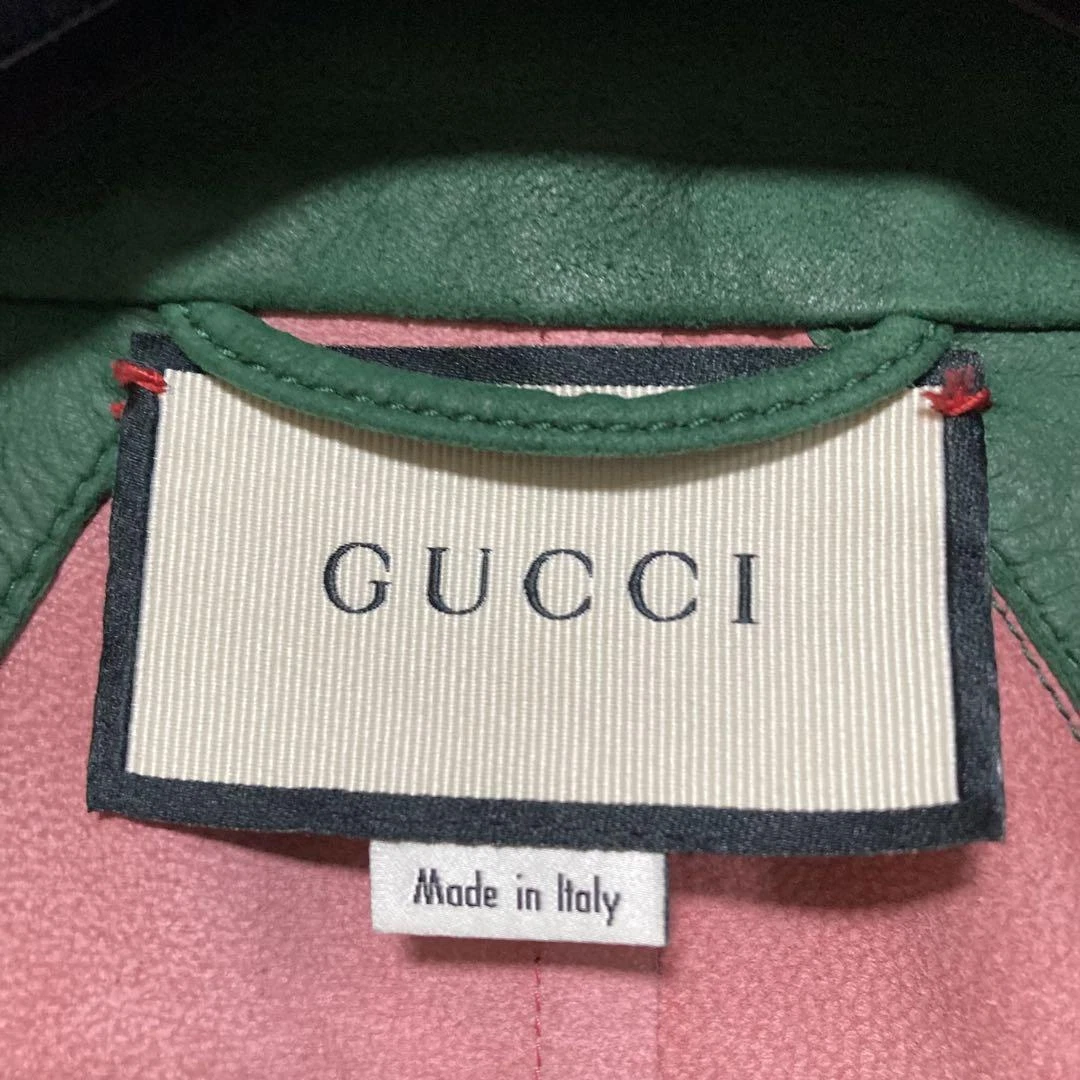 GUCCI giacca pelle 2 vie New York Yankees taglia M uomo