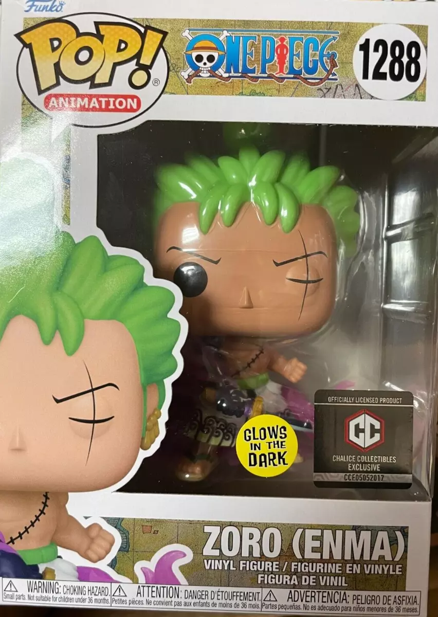 Roronoa Zoro with Enma Glows in the dark complete set of Funko Pops