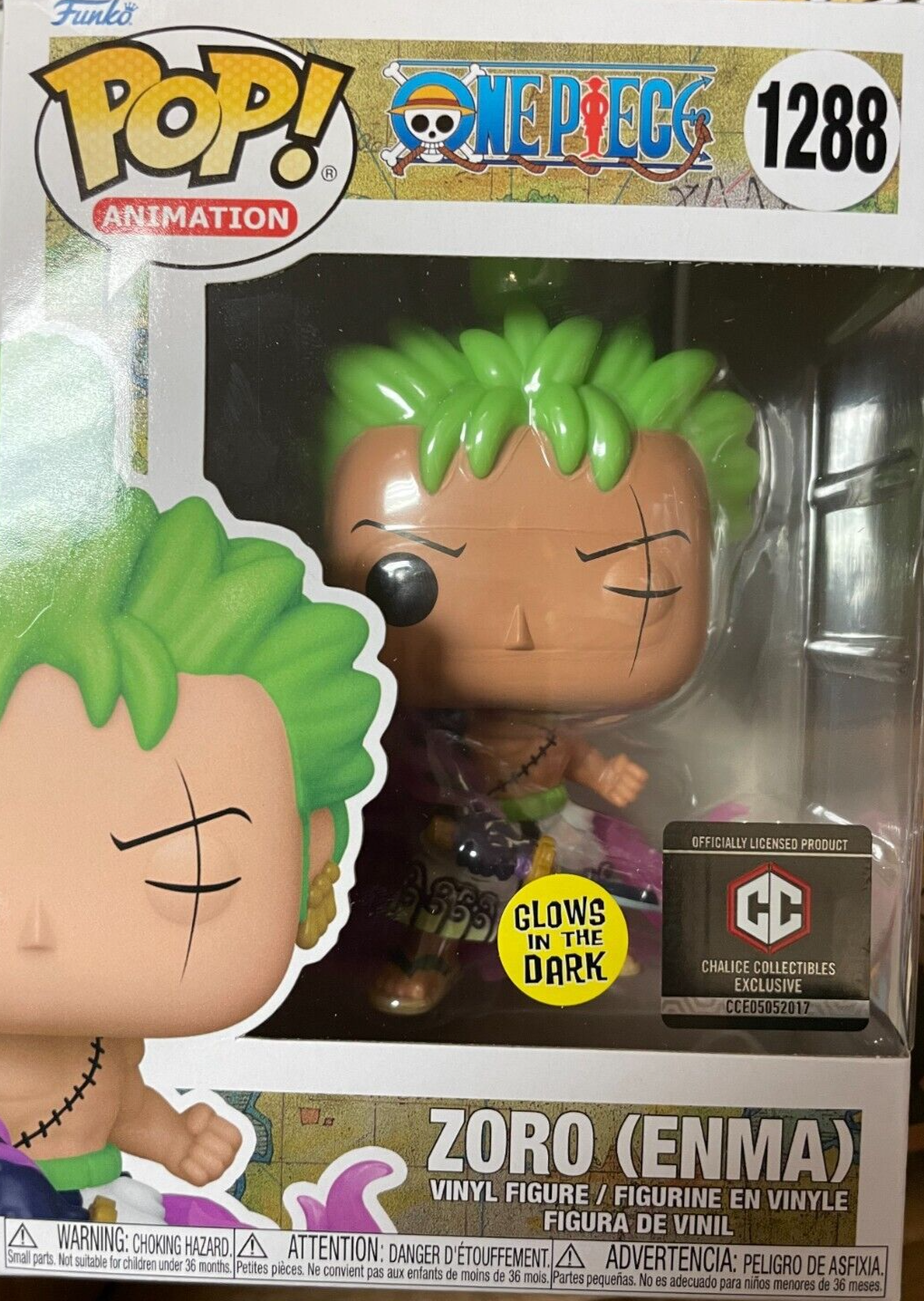 Zoro Enma One Piece Funko POP! Special Edition Glows in the Dark