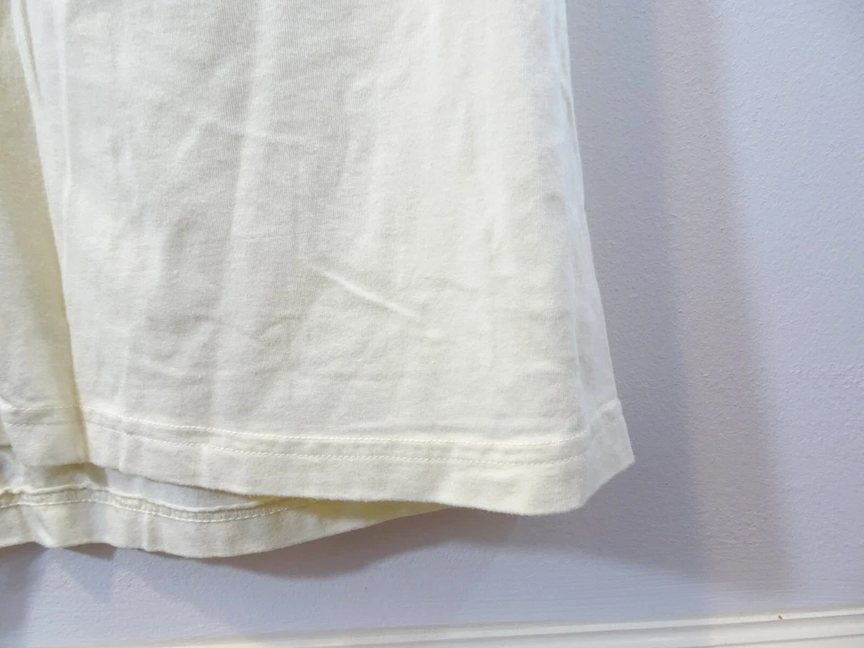 Camiseta sin mangas Hard Tail Forever Racerback para mujer talla L blanco roto vintage hecha en Y2K en EE. UU. Foto 2 de 4