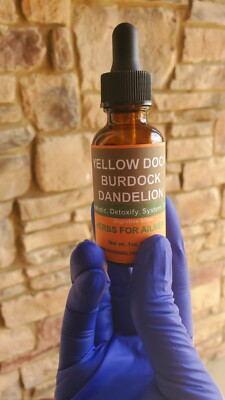 Yellow Dock Root -Burdock Root-Dandelion Root liquid extract Tincture 30ml