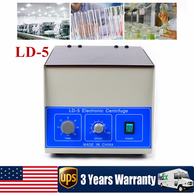 50 ml × 8 Electric Centrifuge Medical Lab Benchtop Centrifugal Separator Machine