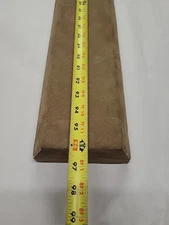 Folding Portable Practice Gymnastic Balance Beam 8 Ft Tan Swede Finish USA 🇺🇸 