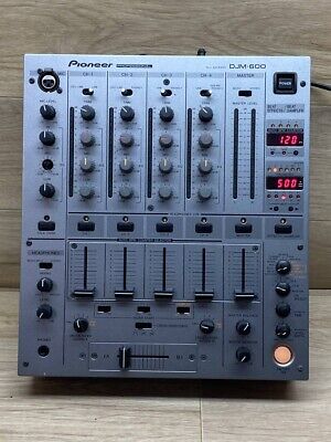 Pioneer DJM-600 Silver Professional DJ Mixer 4-Channel 4ch DJM600 Tested  Japan | eBay