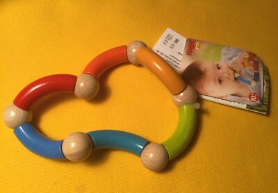 HABA | Wooden Baby Teether Clutching Toy | Made in Germany - NWT
