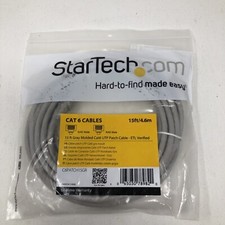 StarTech.com Cat6 Cables 15ft RJ45 Male To RJ45 Male