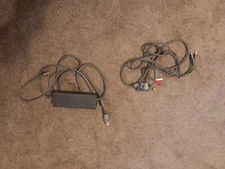 Xbox 360 Hd/av Cables And Power Supply