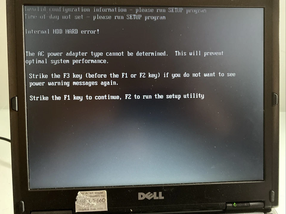 Dell Latitude D410  Classic laptop 1.8GHz   docking stn. - Image 3 of 4