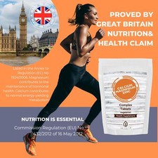 Image of Calcium Magnesium Zinc 90 Tablets Essential MineralsDaily Supplement