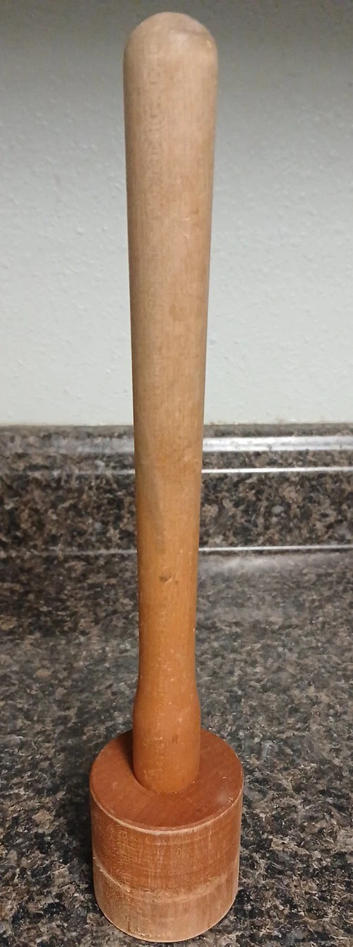 VTG Victorio Model 200 Metal Multi Food Strainer Replacement Wooden Plunger